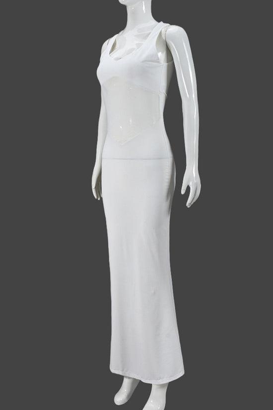 Sleek Sleeveless Elegant Maxi Dress