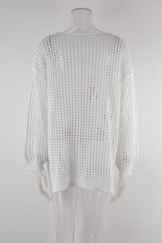 Starry Mesh Beach Cover-Up