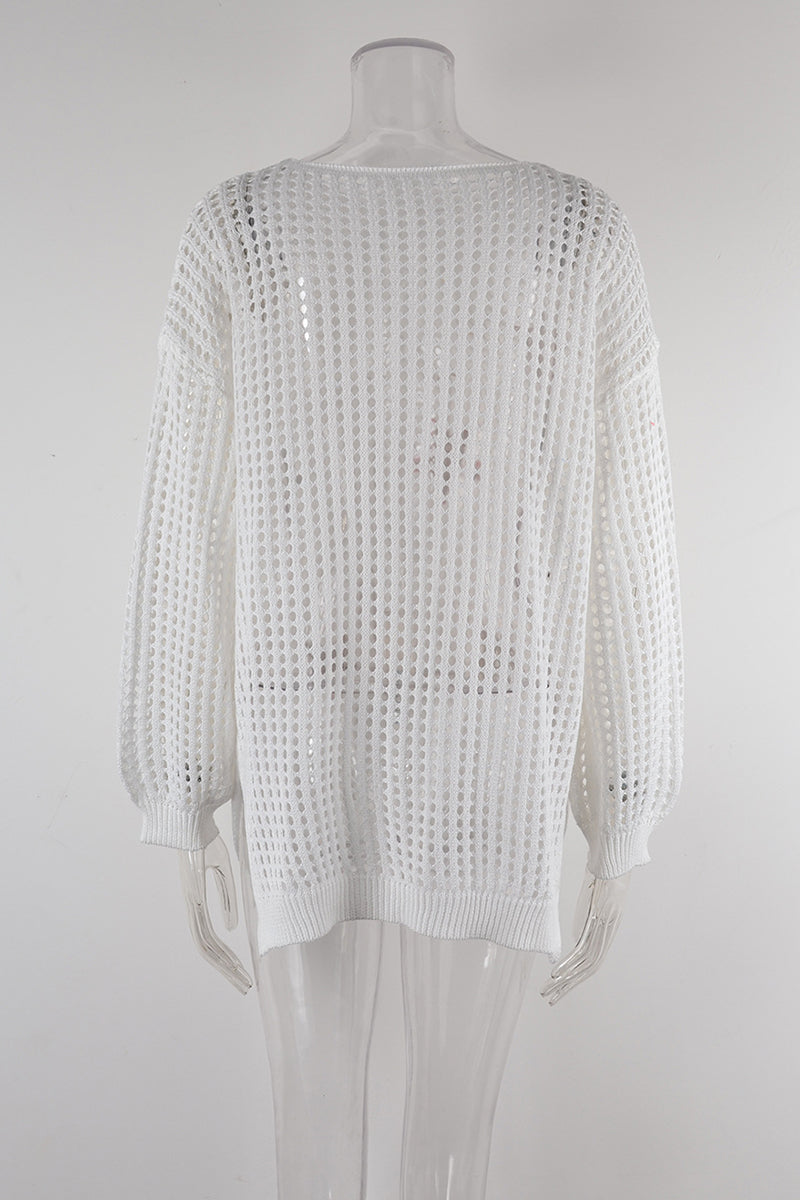 Starry Mesh Beach Cover-Up