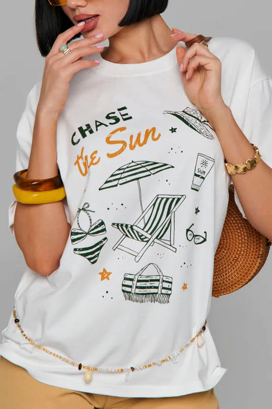 Chase the Sun Graphic Oversized T-Shirt