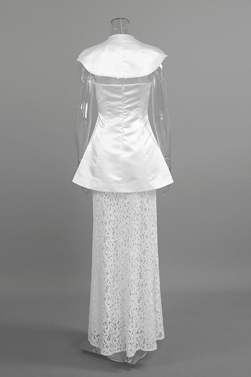Elegant Sleeveless Skirt Set
