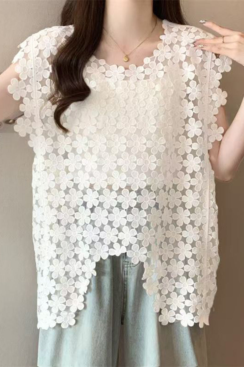 Floral Pattern Sleeveless Camisole
