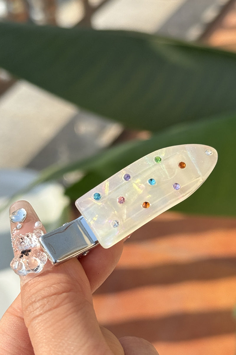 Chic Gem-Studded Hair Clip