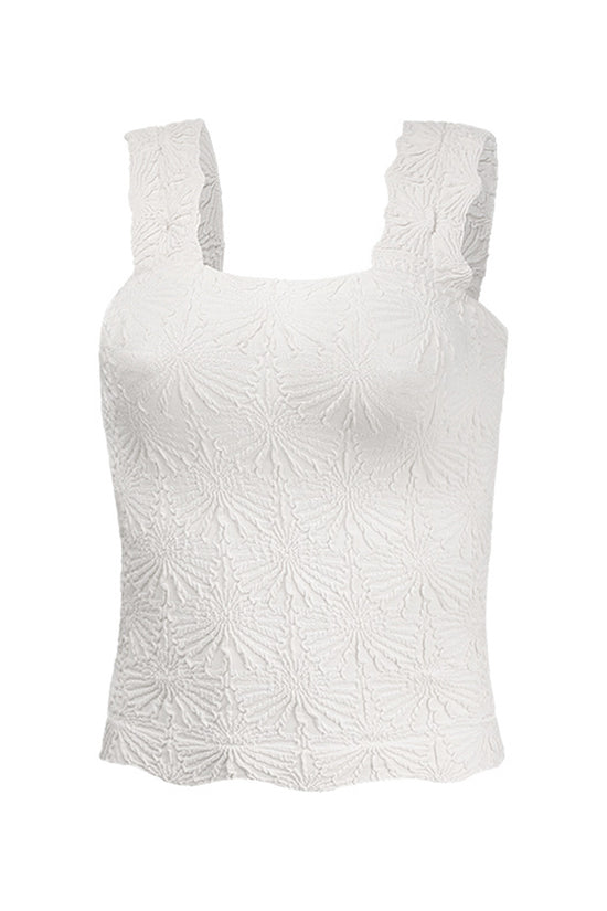 Textured Sleeveless Tank Top