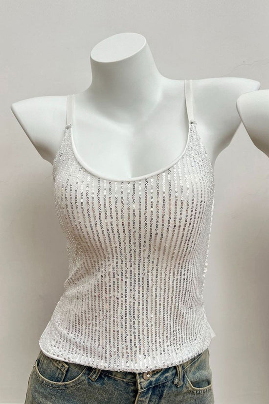 Sparkle Smocked Tank Top