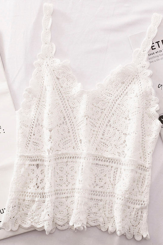 Floral Crochet Tank Top