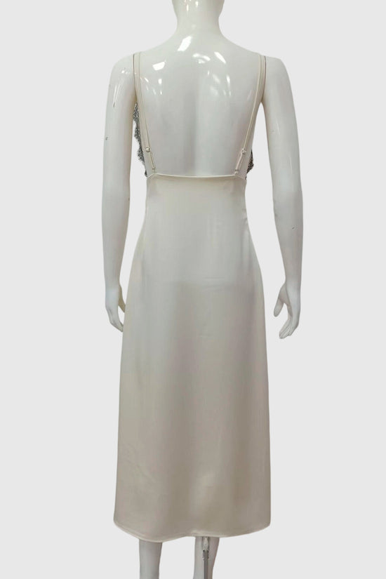 Lace Trim Sleeveless Casual Maxi Dress