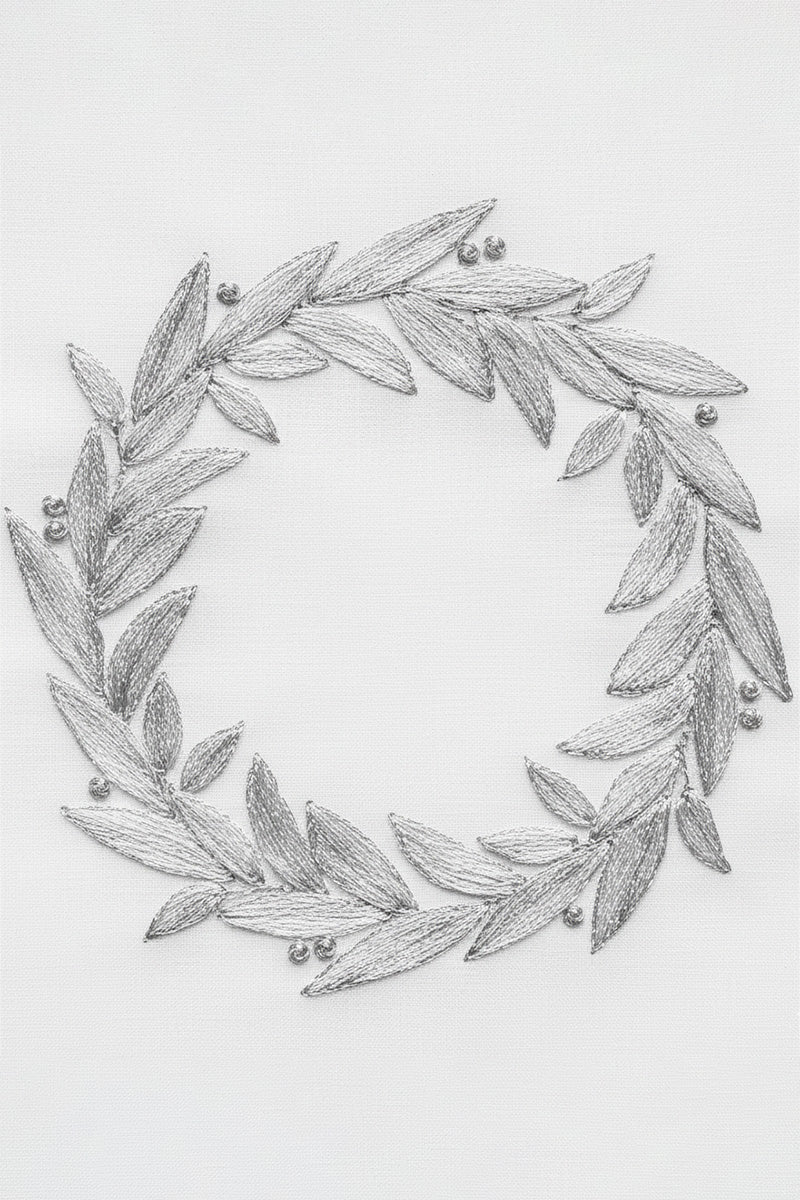 Laurel Wreath Embroidered T-Shirt