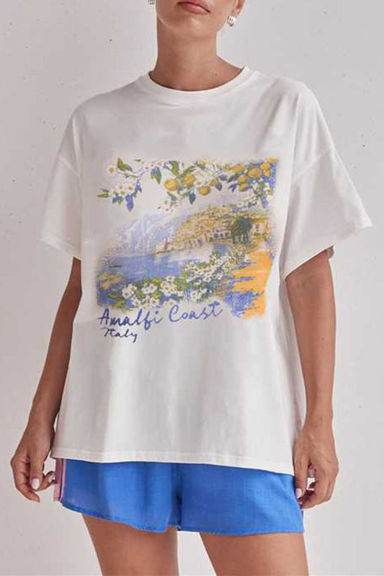 Scenic Print Relaxed Fit T-Shirt