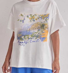 Scenic Print Relaxed Fit T-Shirt