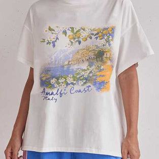 Scenic Print Relaxed Fit T-Shirt