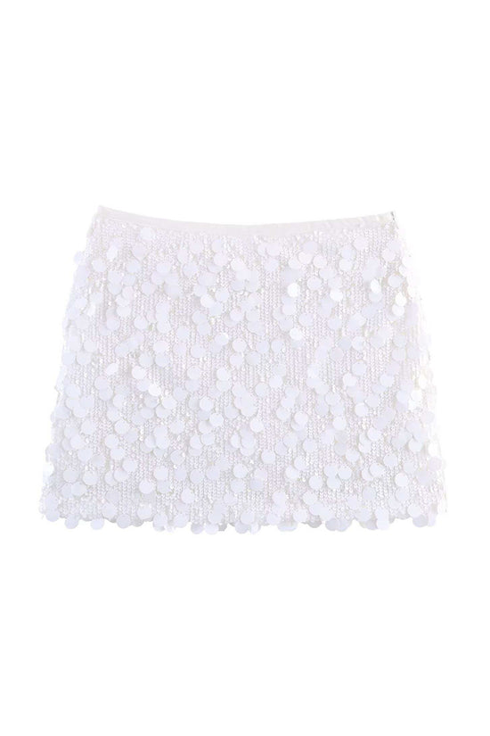 Sequin Glam Mini Skirt