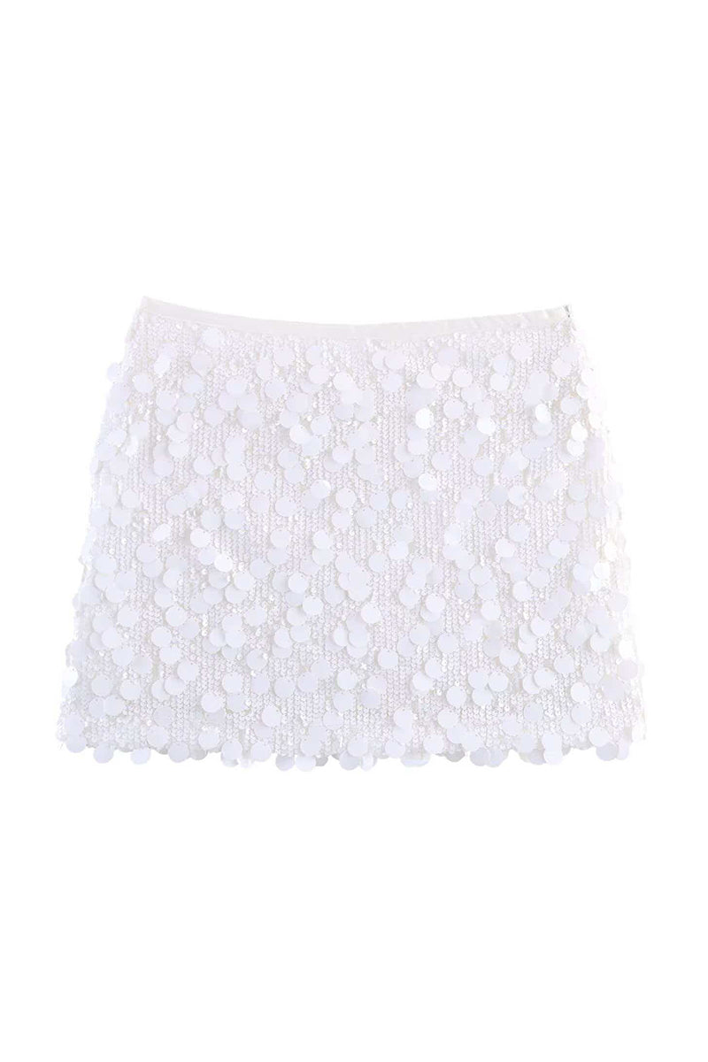 Sequin Glam Mini Skirt