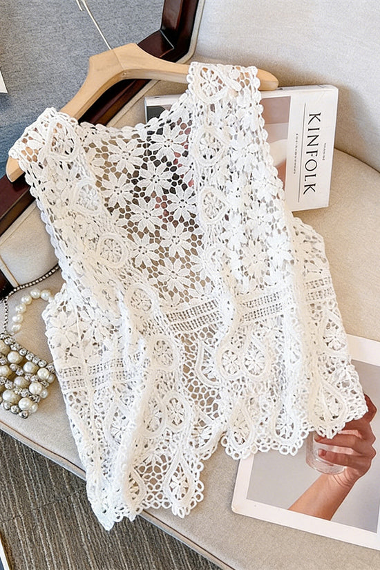 Crochet Sleeveless Tank Top