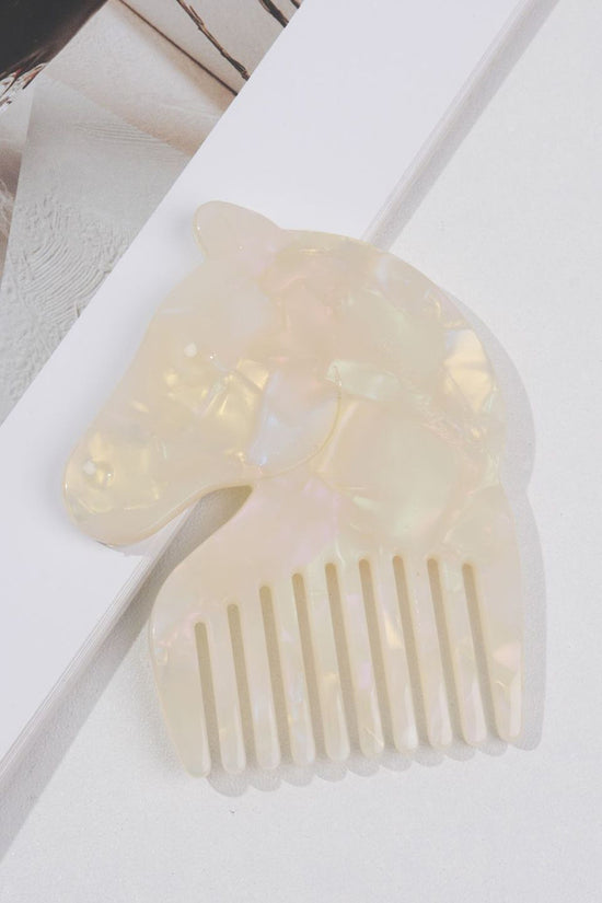 Unique Horse-Shaped Hair Comb