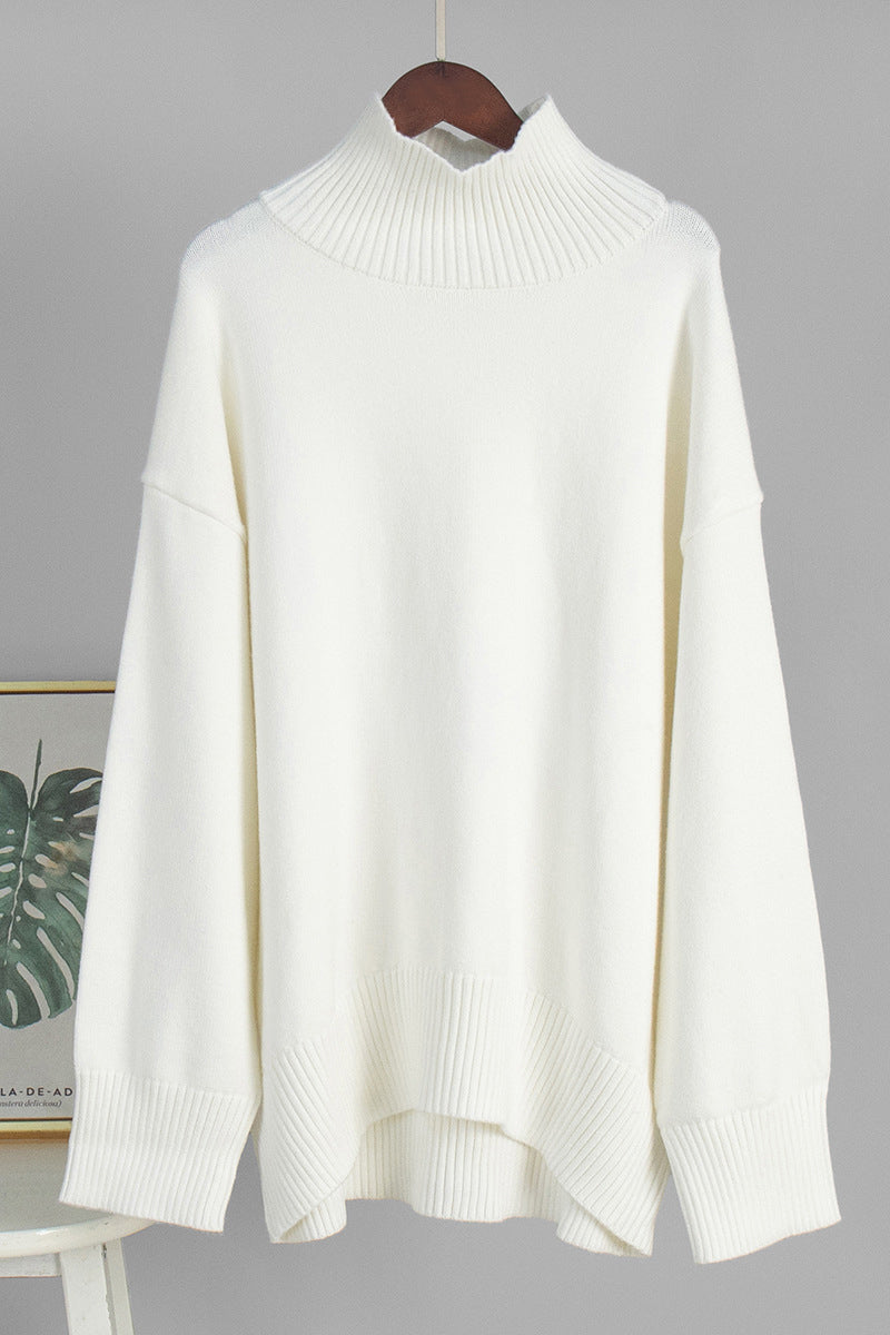High-Neck Oversized Sweater