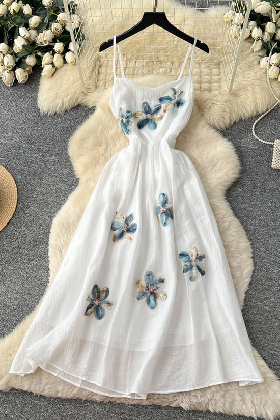 Floral Spaghetti Strap Casual Dress
