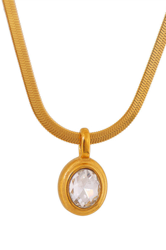 Elegant Gem Pendant Necklace