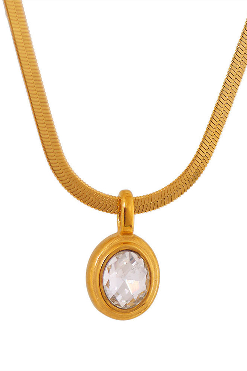 Elegant Gem Pendant Necklace