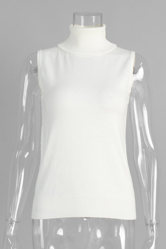 Timeless Turtleneck Sweater Vest