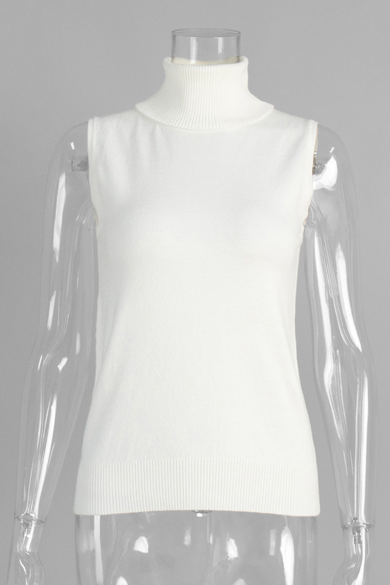 Timeless Turtleneck Sweater Vest