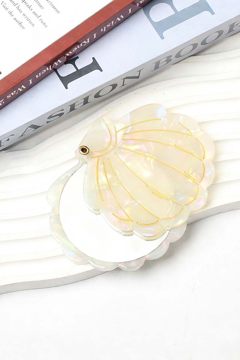 Seashell Compact Mirror