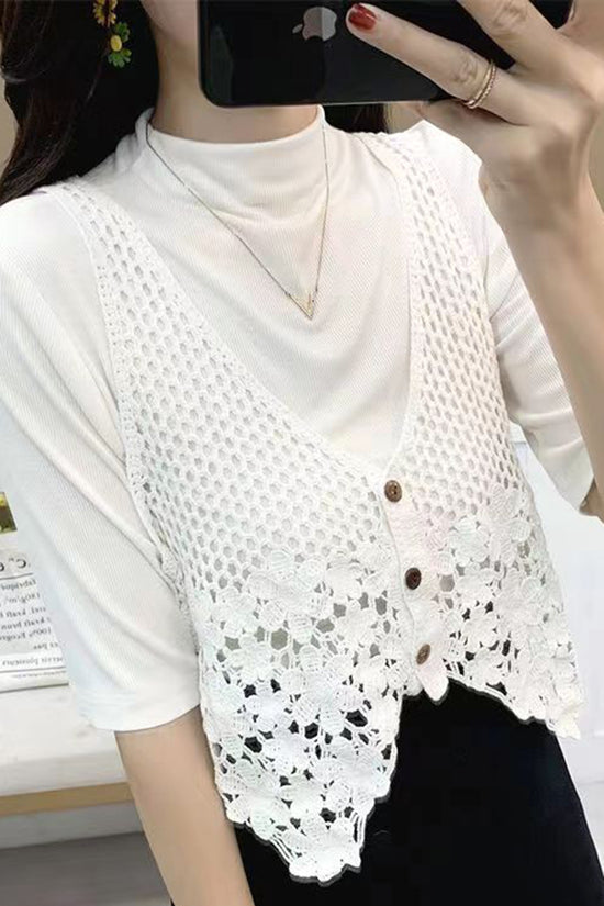 Crochet Sleeveless Tank Top