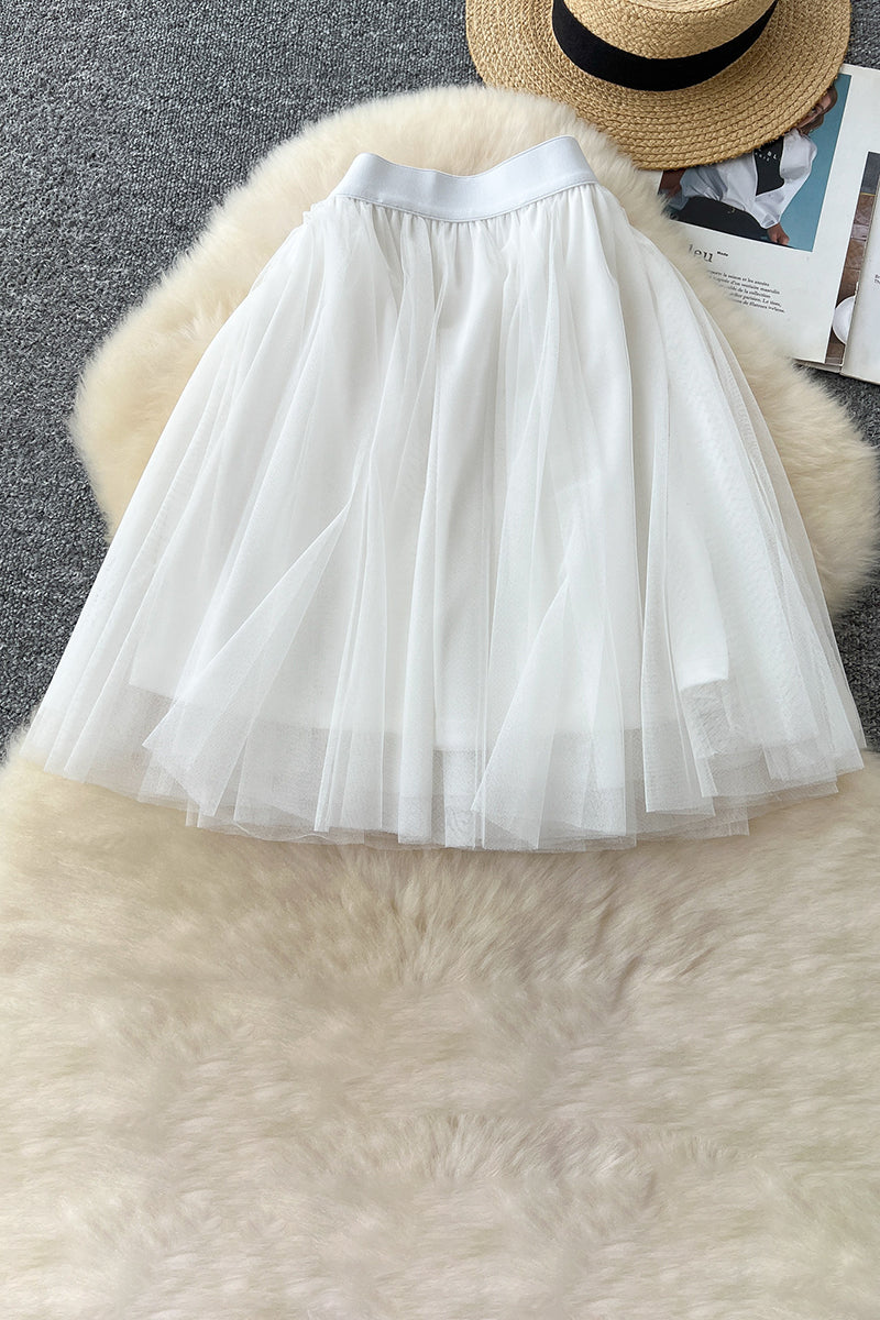 Elegant Layered Mini Skirt