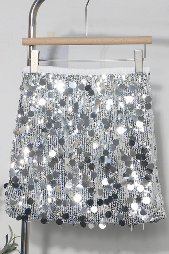 Sequin Mini Skirt