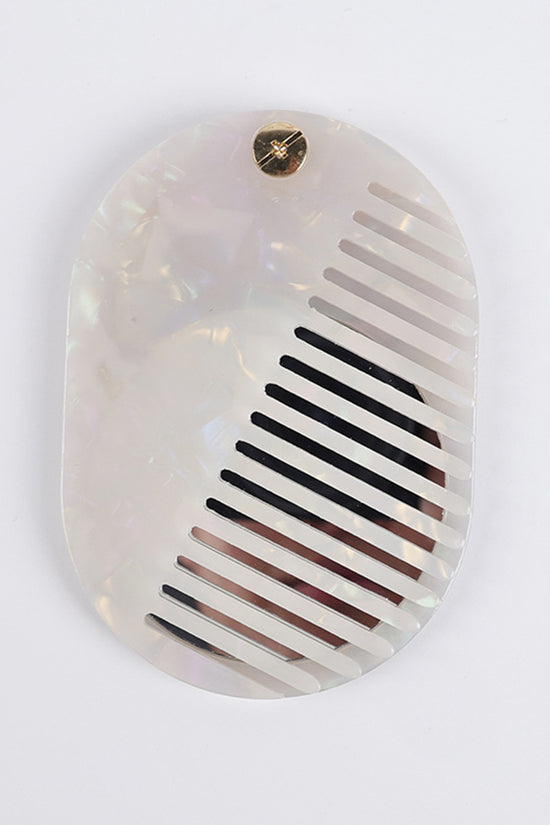Elegant Oval Hair Comb