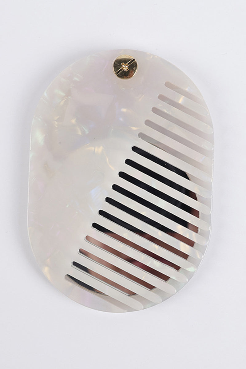 Elegant Oval Hair Comb
