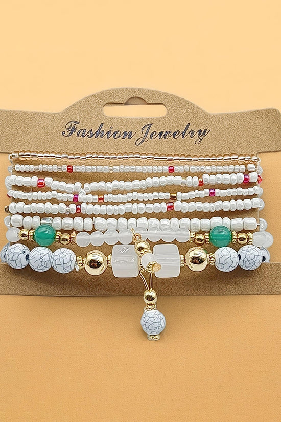 Multilayer Beaded Bracelet Set
