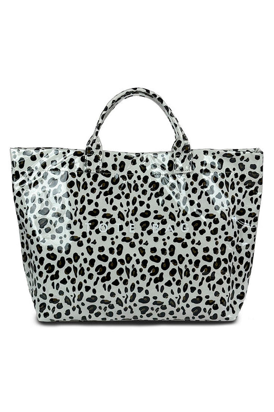 Chic Leopard Print Tote Bag