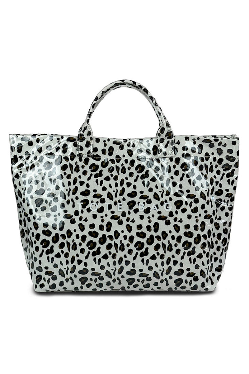 Chic Leopard Print Tote Bag