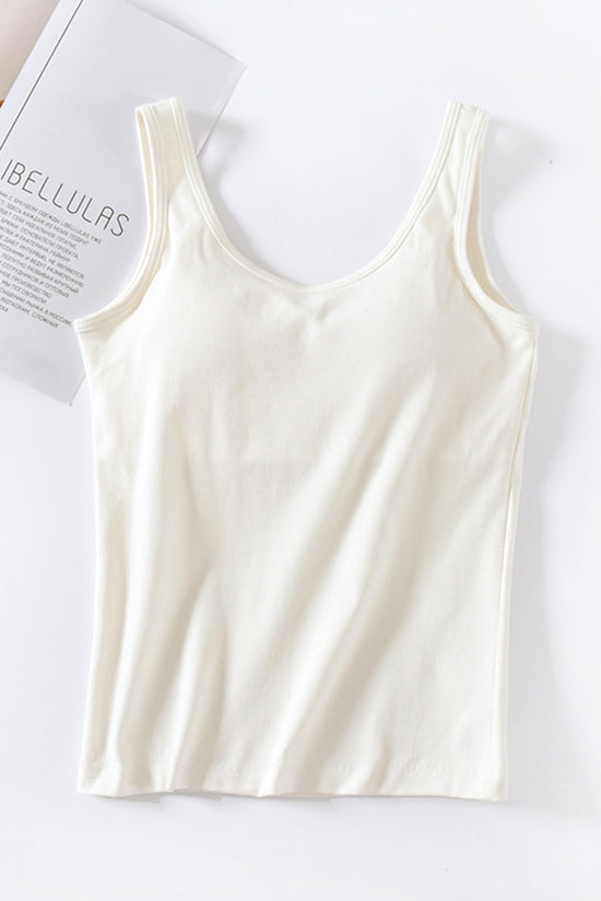 Chic Scoop Neck Tank Top