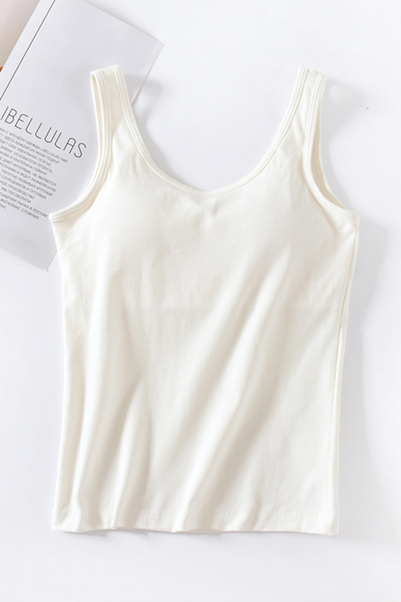 Chic Scoop Neck Tank Top