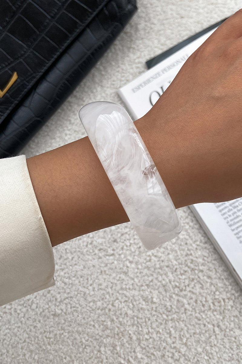 Sleek Polished Bangle Bracelet