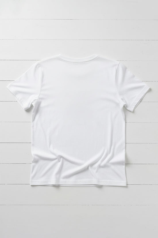 Graceful Cat Embroidered T-Shirt