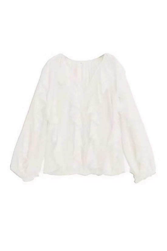 Ruffled Layered Blouse