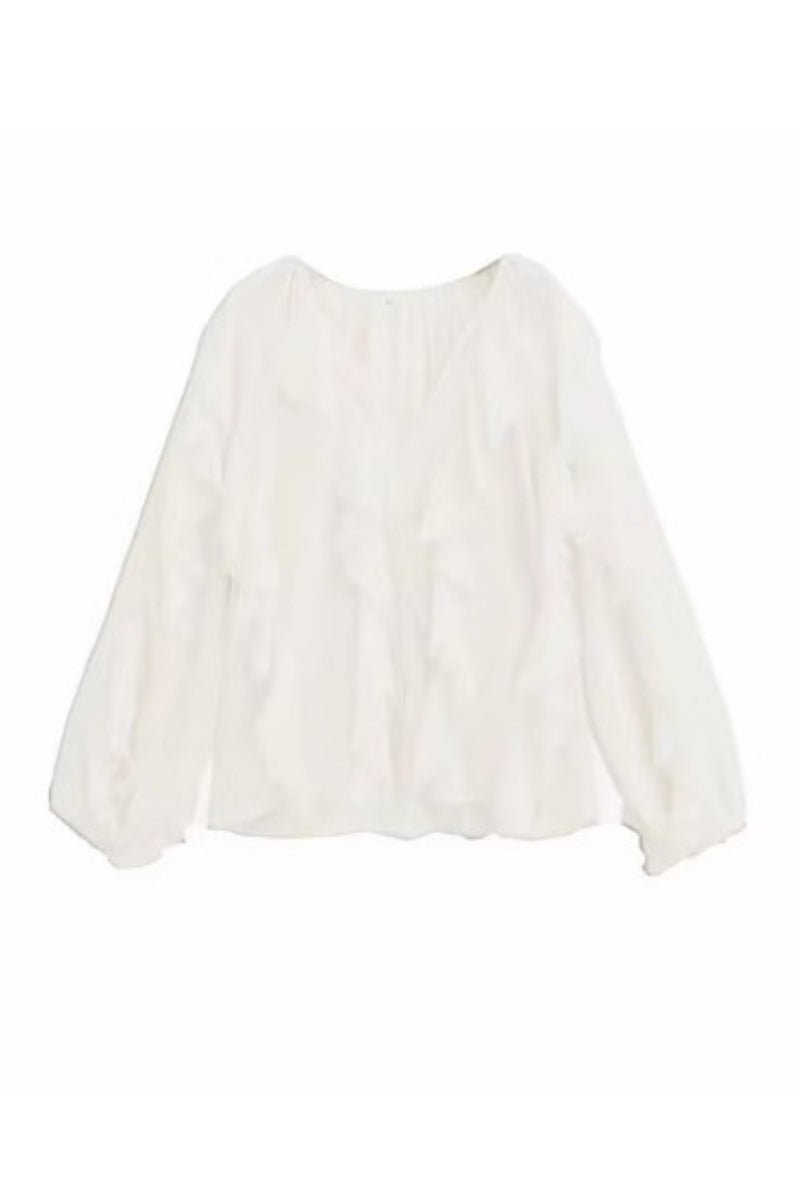 Ruffled Layered Blouse