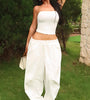 Wide Leg Drawstring Pants