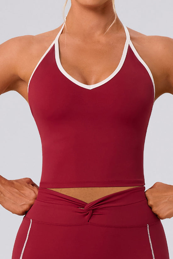 Halter Neck Sports Bra