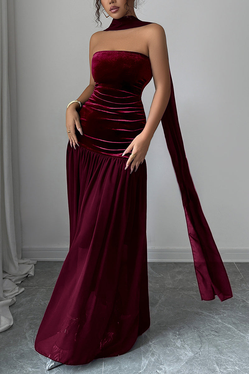 Elegant Sleeveless Maxi Dress
