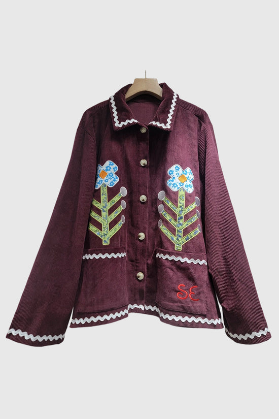 Floral Button-Up Jacket