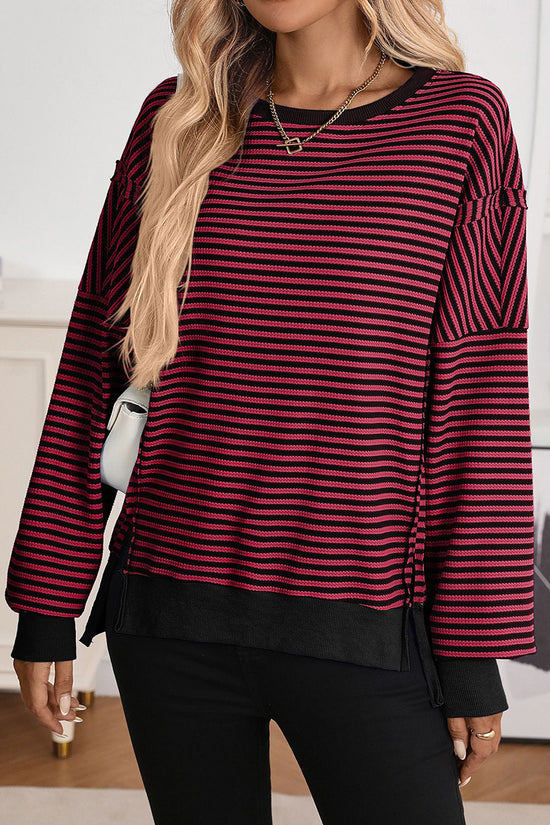 Cozy Oversized Textured Sweatshirt