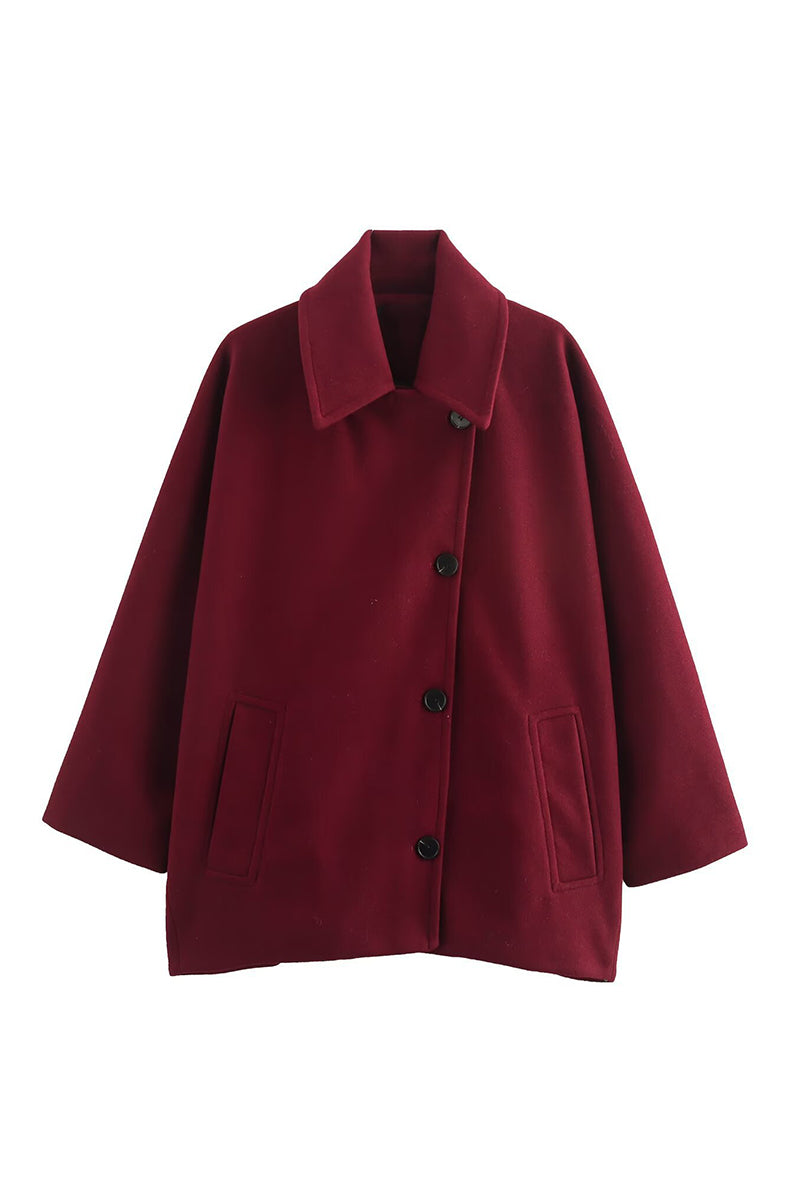 Classic Button-Up Blazer Jacket