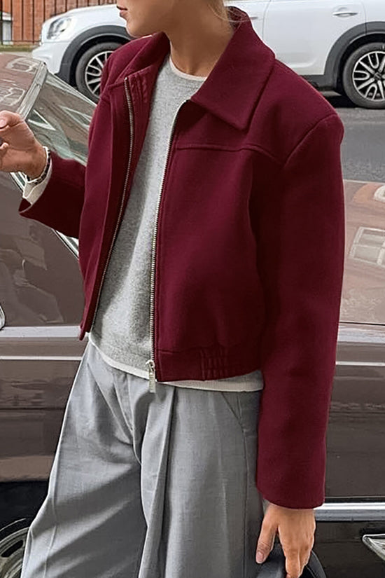 Cropped Tailored Jacket