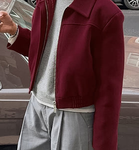 Cropped Tailored Jacket