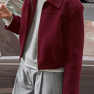 Cropped Tailored Jacket