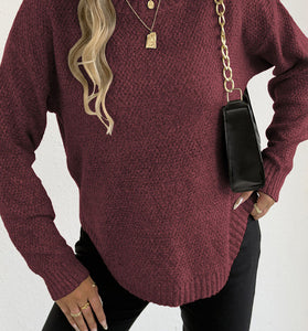 Cozy Knit Long Sleeve Sweater